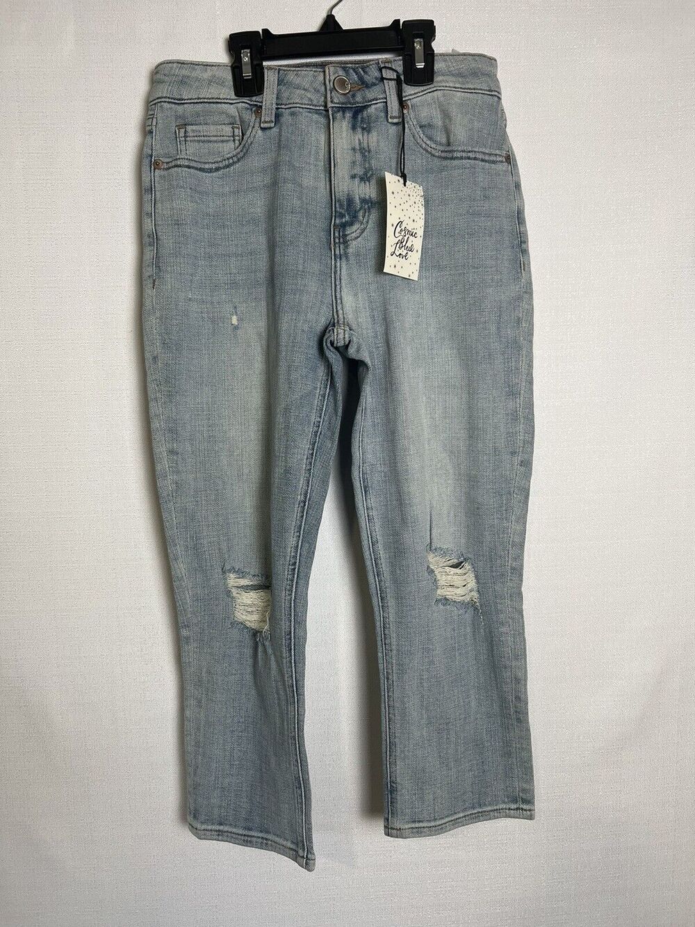 Cosmic Blue Love Brielle Vintage High Rise Capri Jeans Size 27P